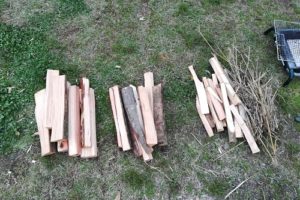 薪の種類と枯れ木